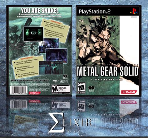 metal gear solid ps1 box art|mgs story.